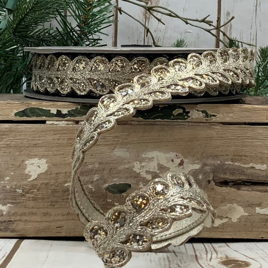 Glitter Leaf Garland