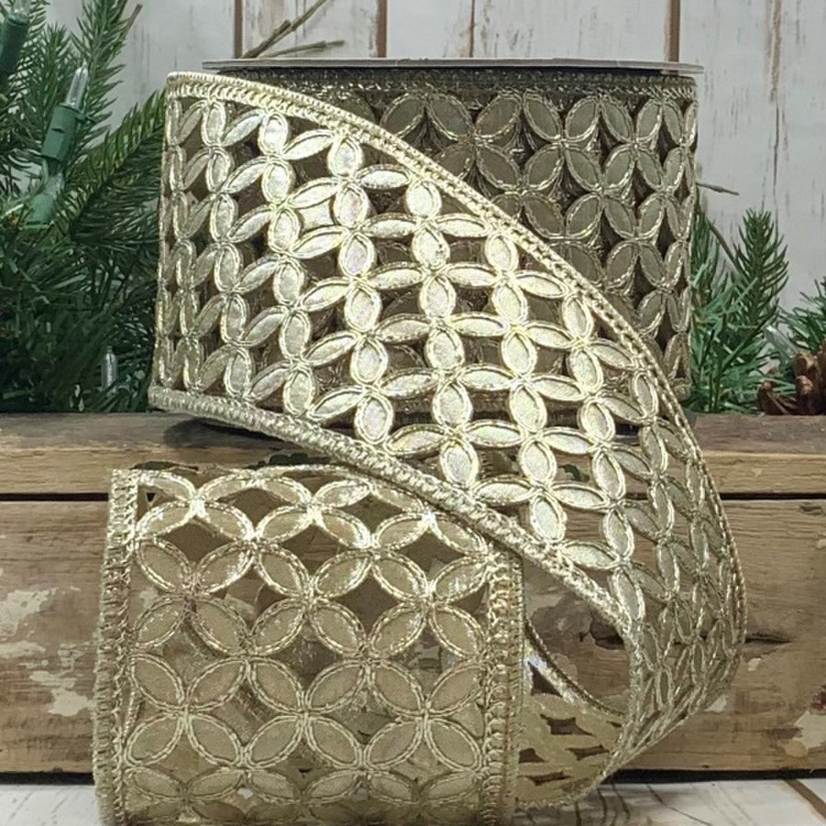 Metallic Leaf Garland