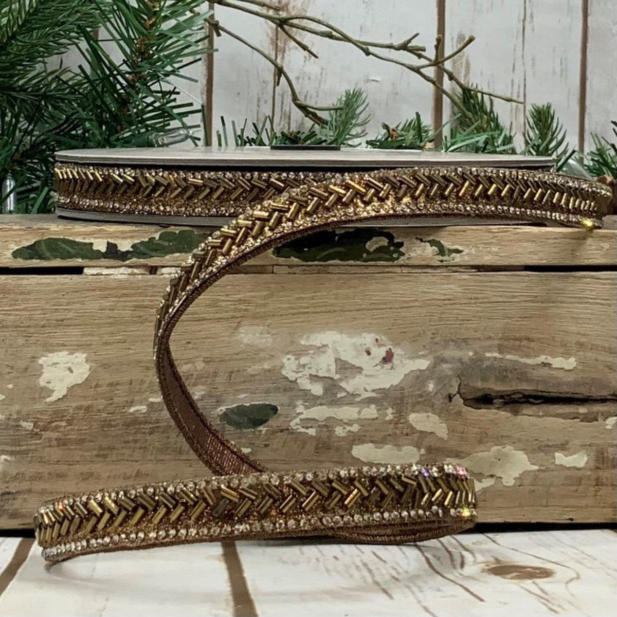 Bead Chervon Ribbon