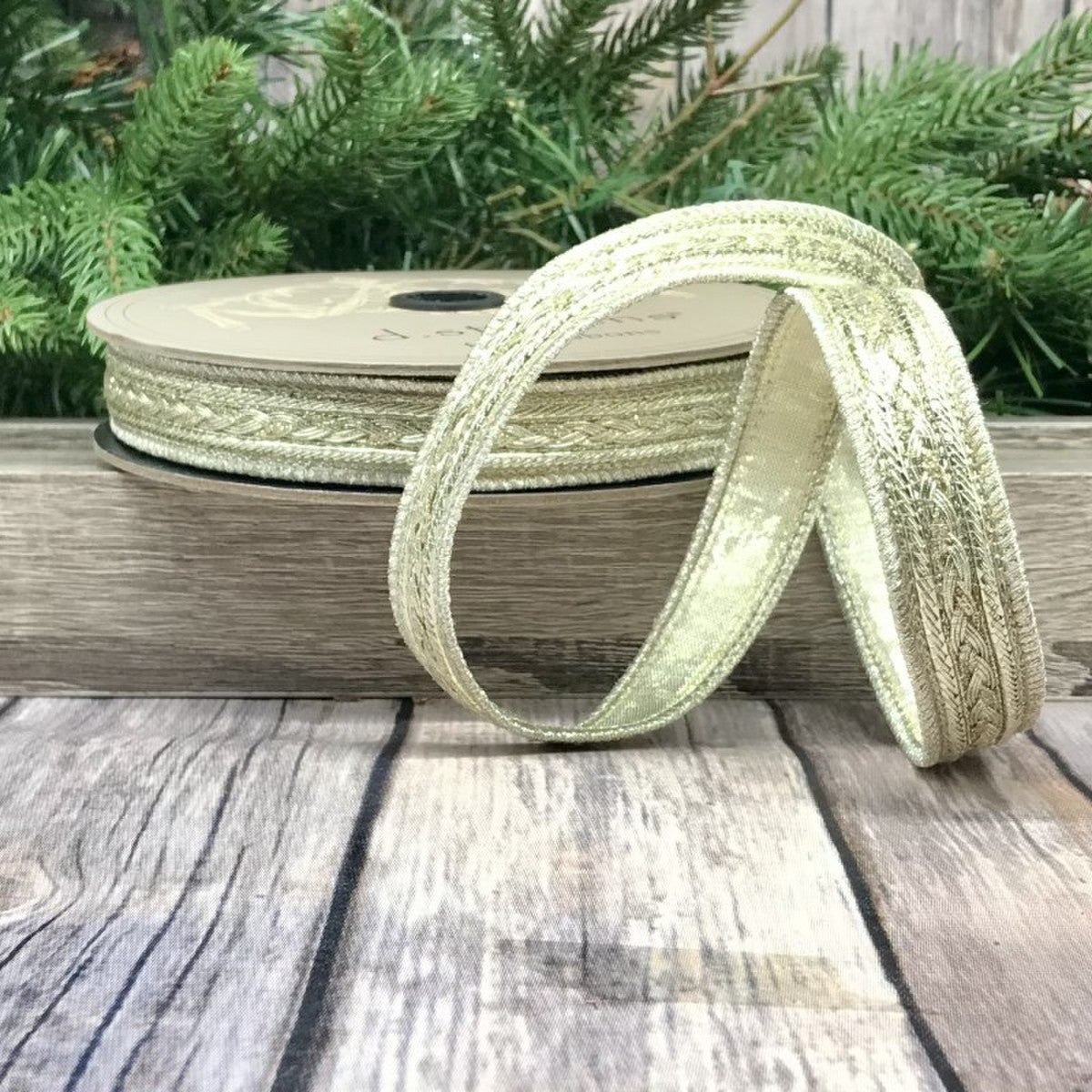 Metallic Dupion Braid Trim