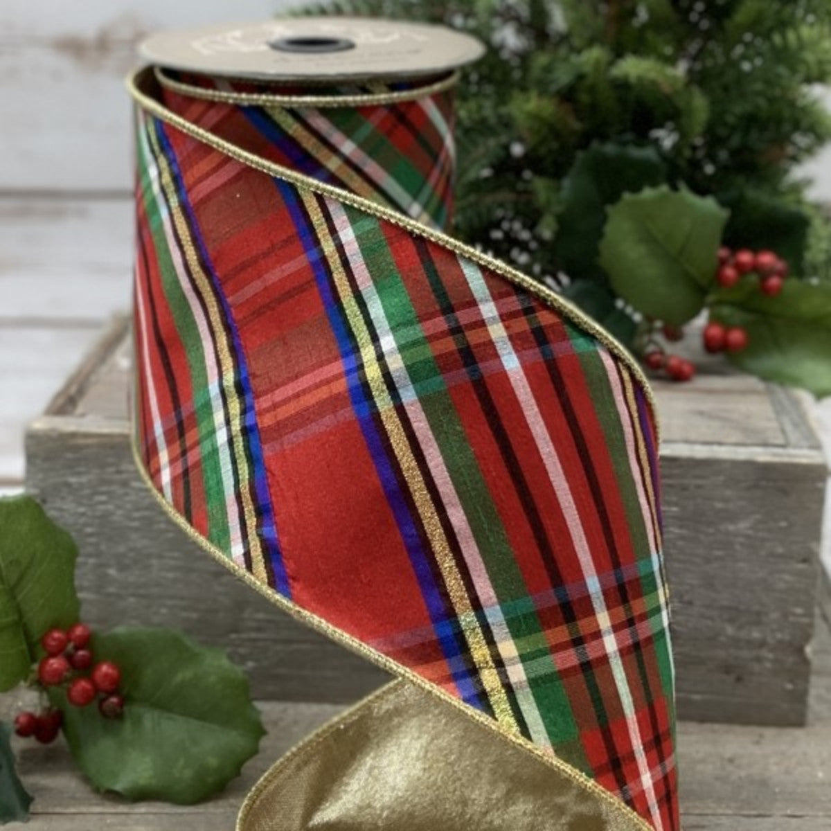 Nutcracker Plaid Ribbon