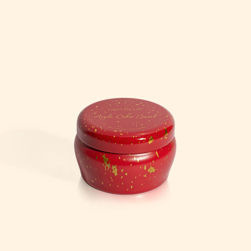 3oz Mini Tin Apple Cider Social Candle
