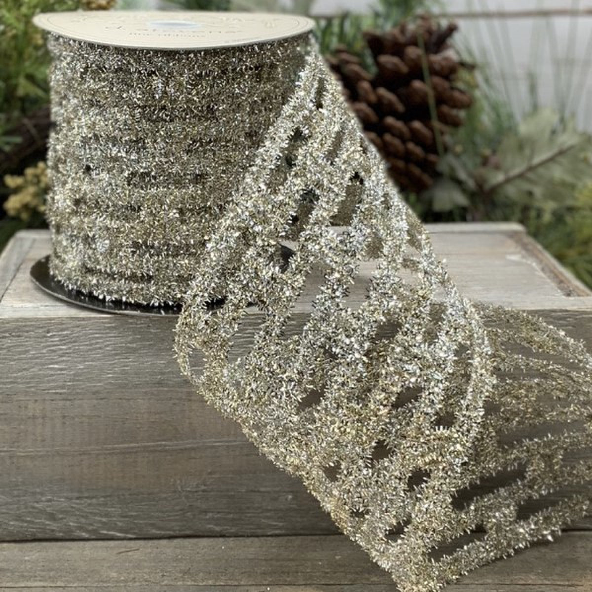4" Tinsel Stretch