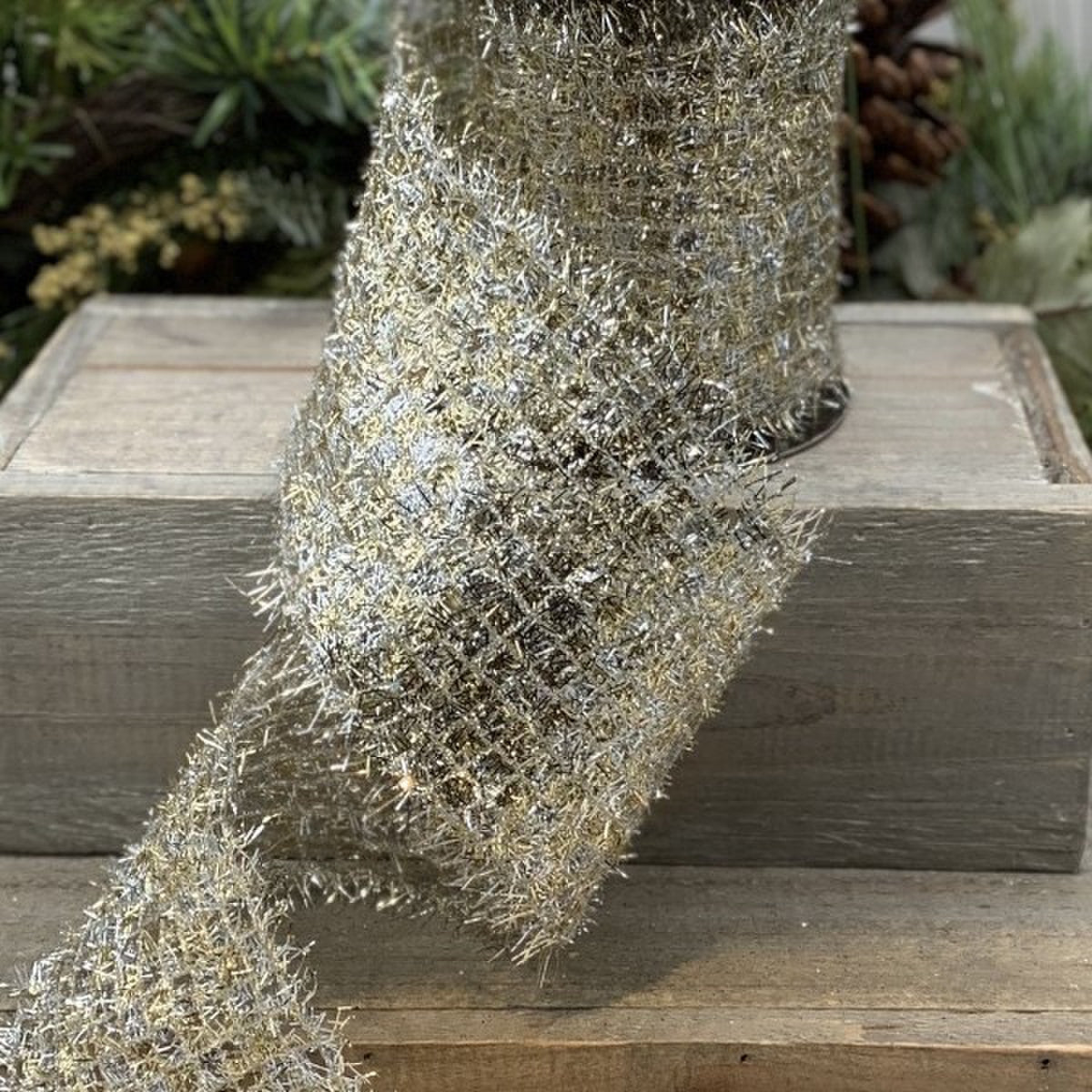 Lurex Trellis Ribbon