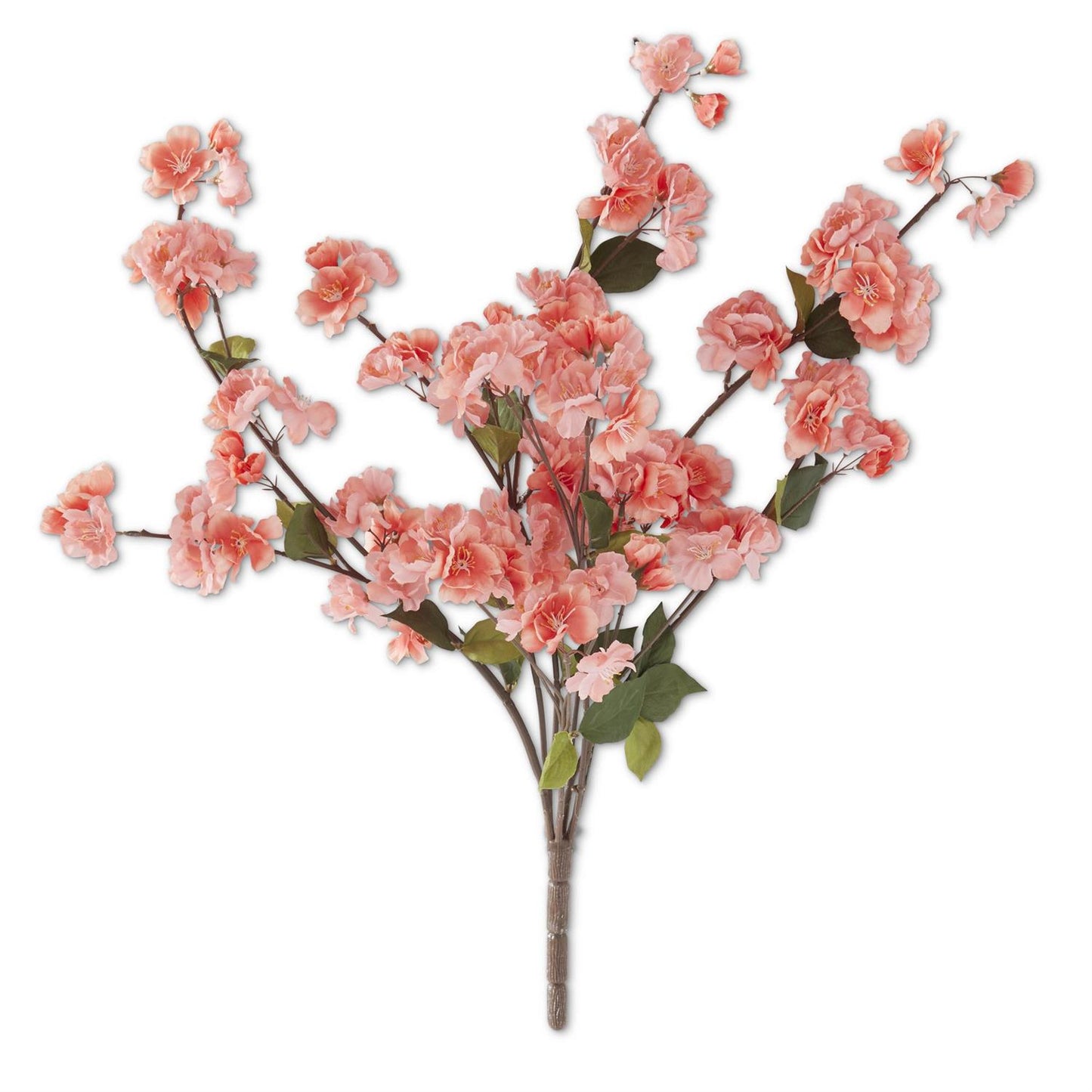 25" Coral Peach Blossom Bush