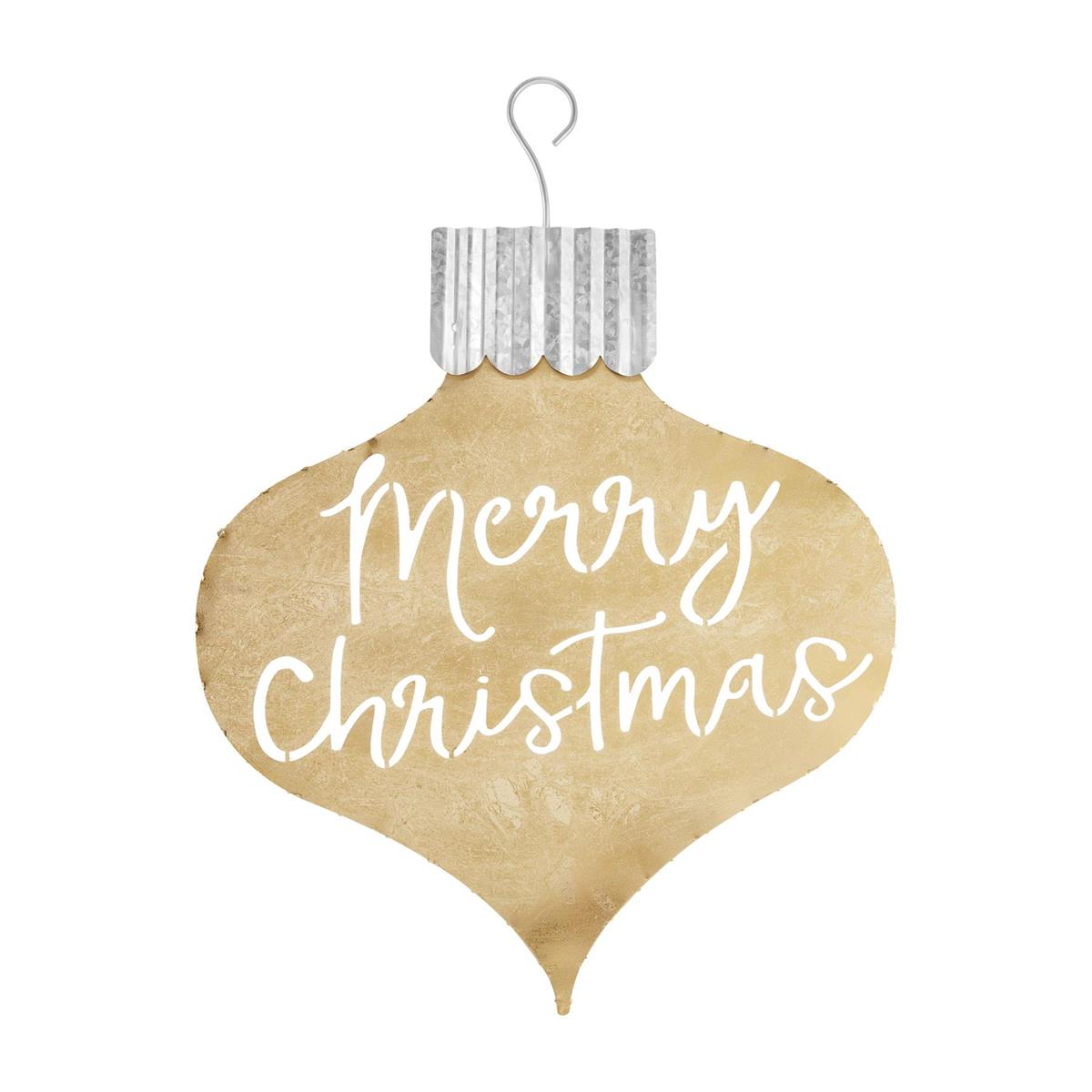 Foil Tin Ornament Door Sign