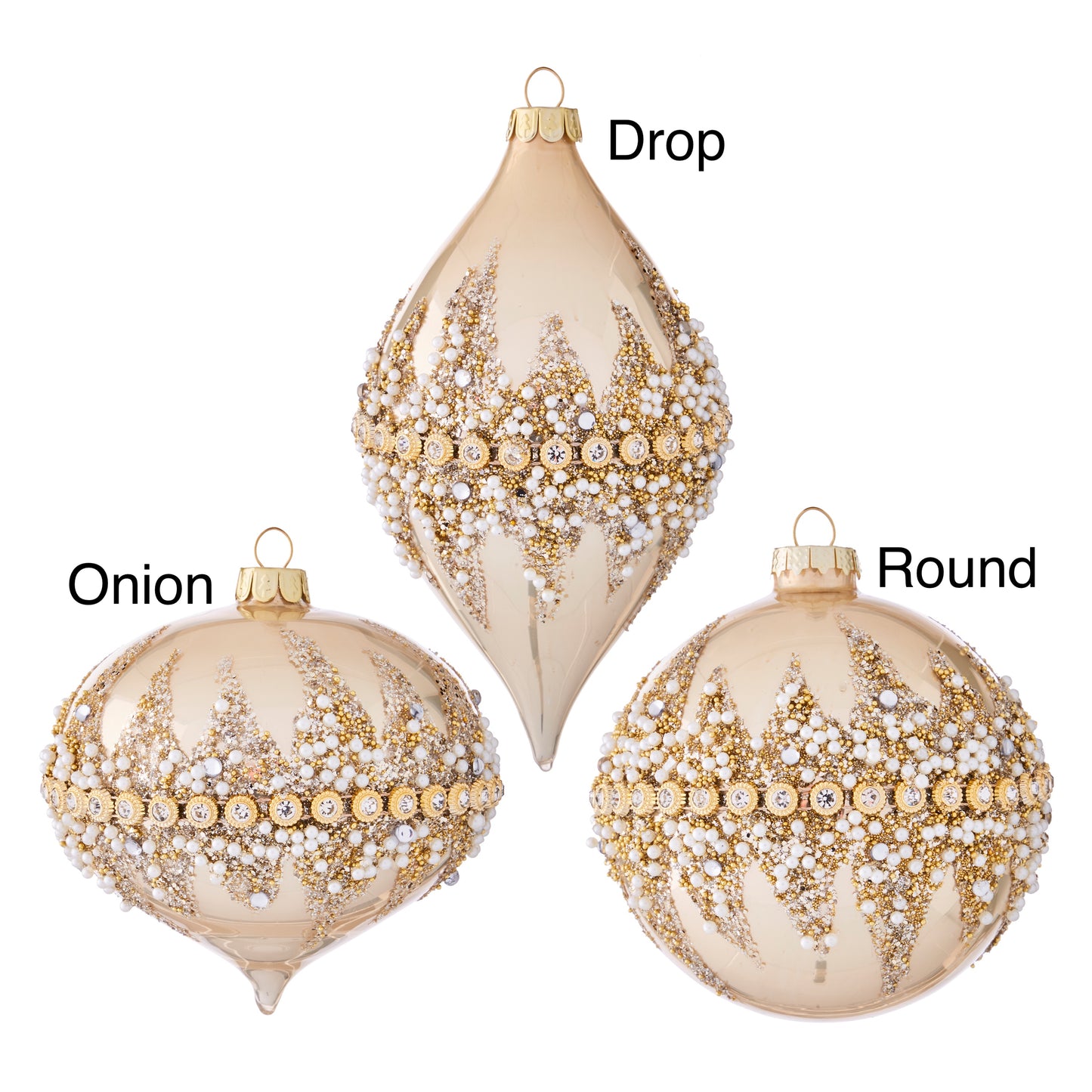 4" Beaded Ornament