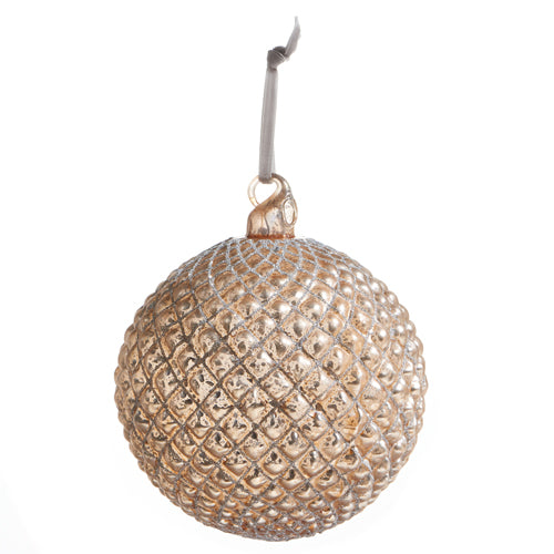 Quilted Ball Ornament