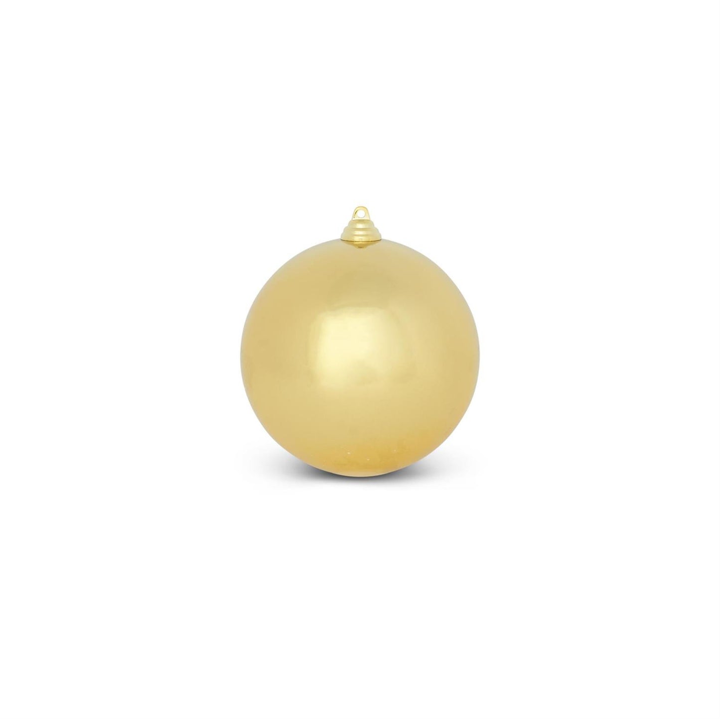 Shiny Gold Shatterproof Round Ornament