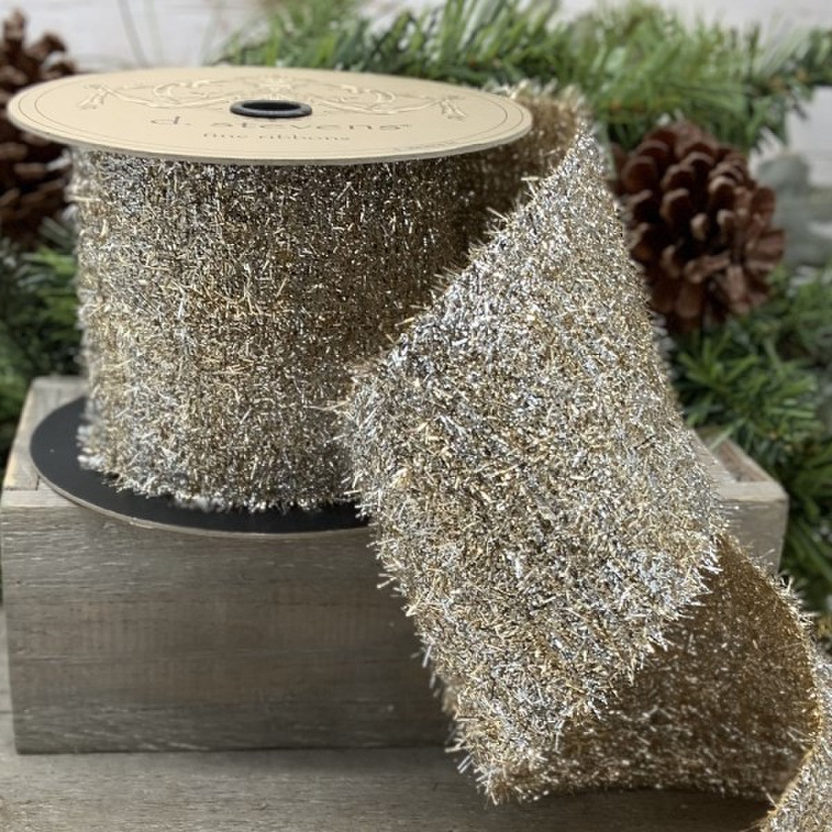 Metallic Tinsel Ribbon