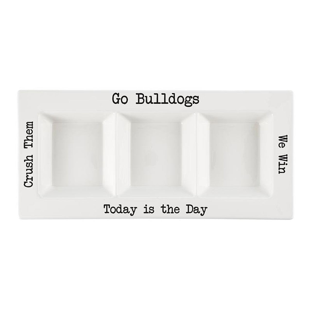 Bulldogs Condiment Platters