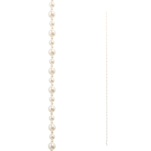 Pearl garland on a white background