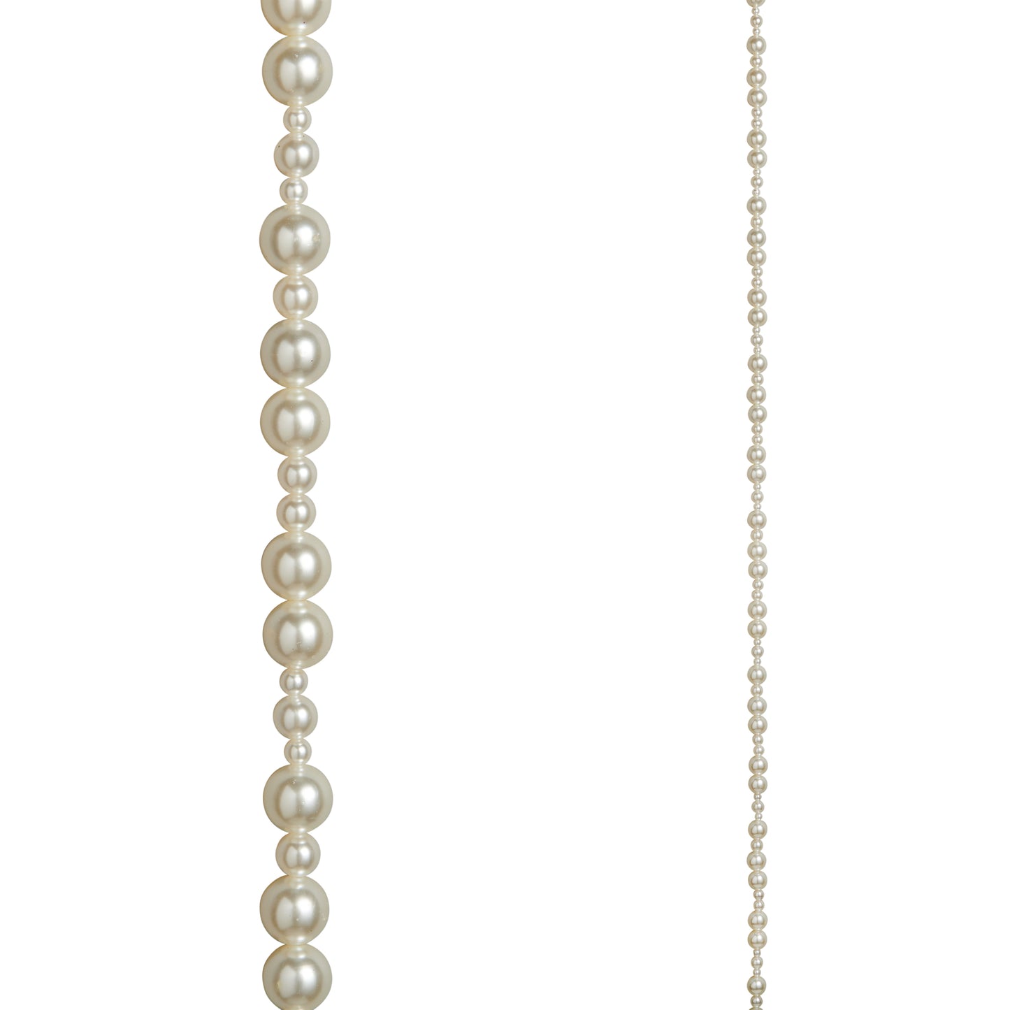 Pearl garland on a white background