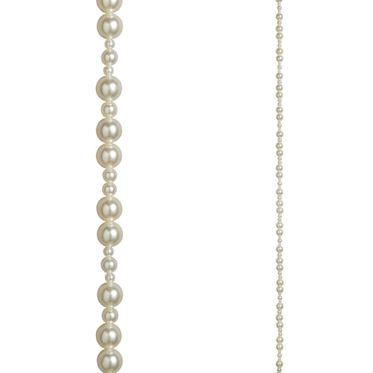Pearl garland on a white background
