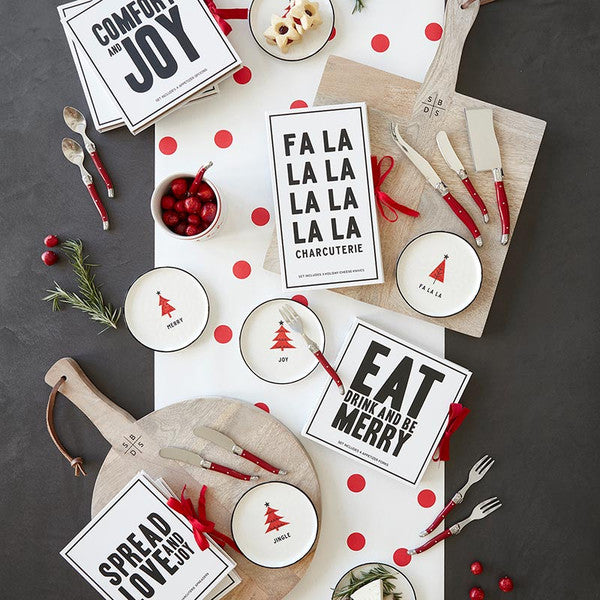 Red Dot Paper Table Runner