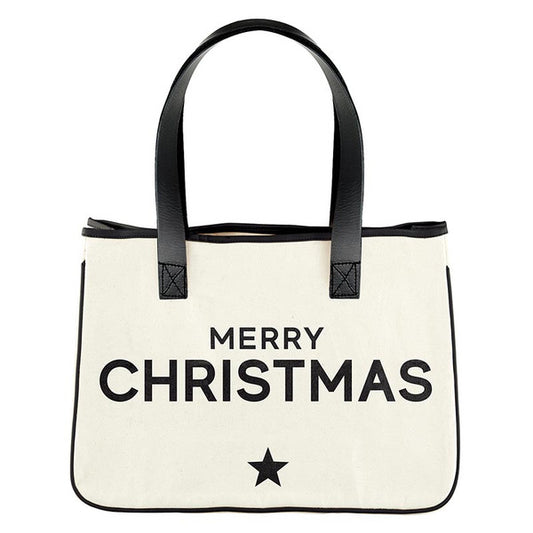 Merry Christmas Mini Canva Tote