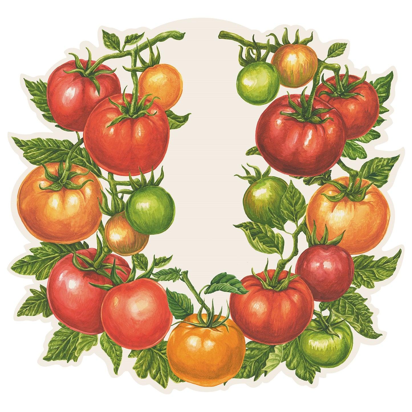 Die Cut Tomato Placemats