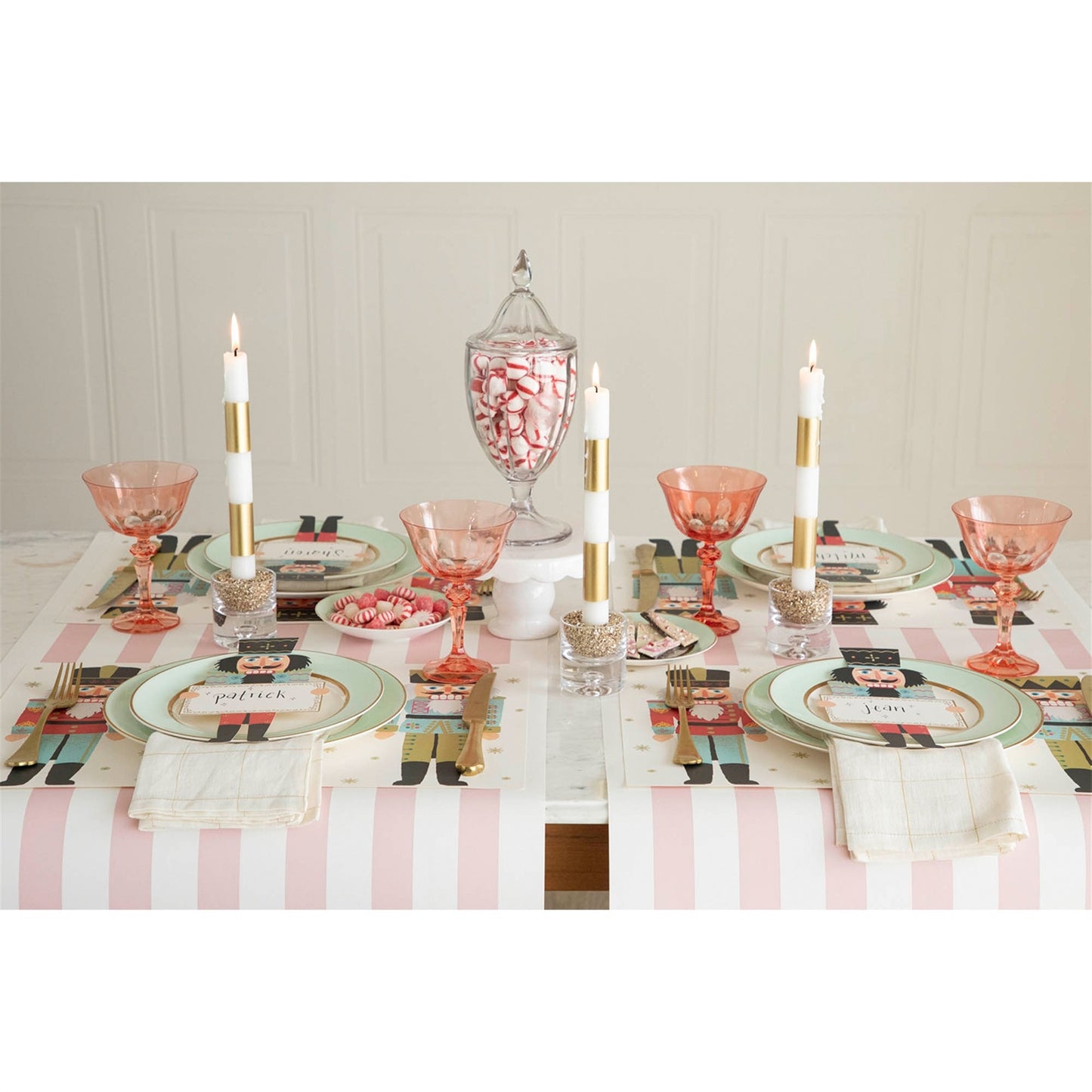 Pink Classic Stripe Runner