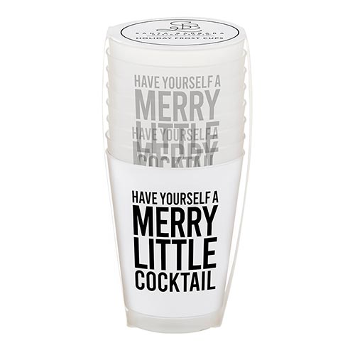 Little Cocktail Frosted Holiday Cups