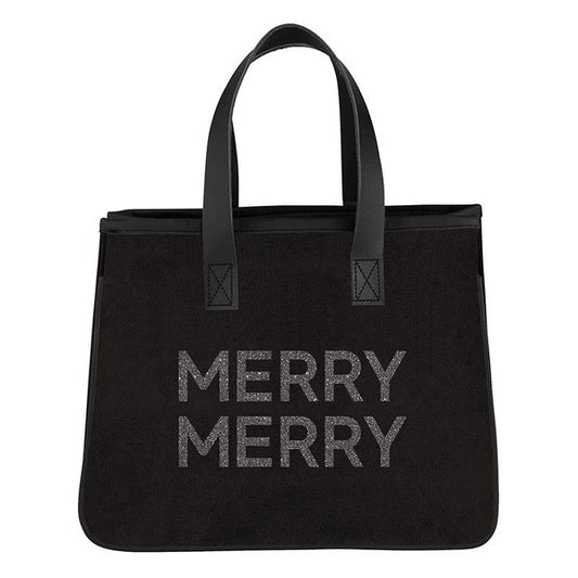 Merry Merry Mini Canvas Tote