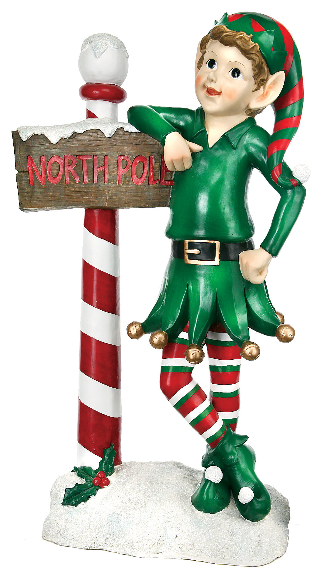 Elf with Sign