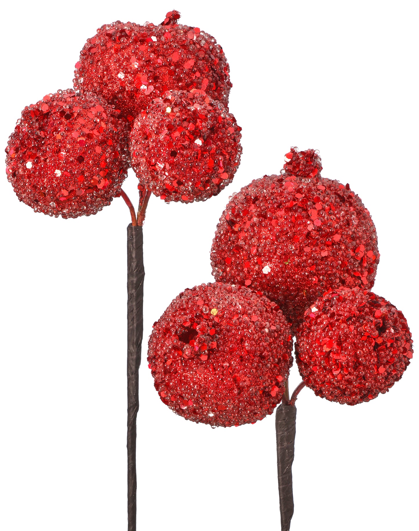 Beaded Sequin Fruit Pick