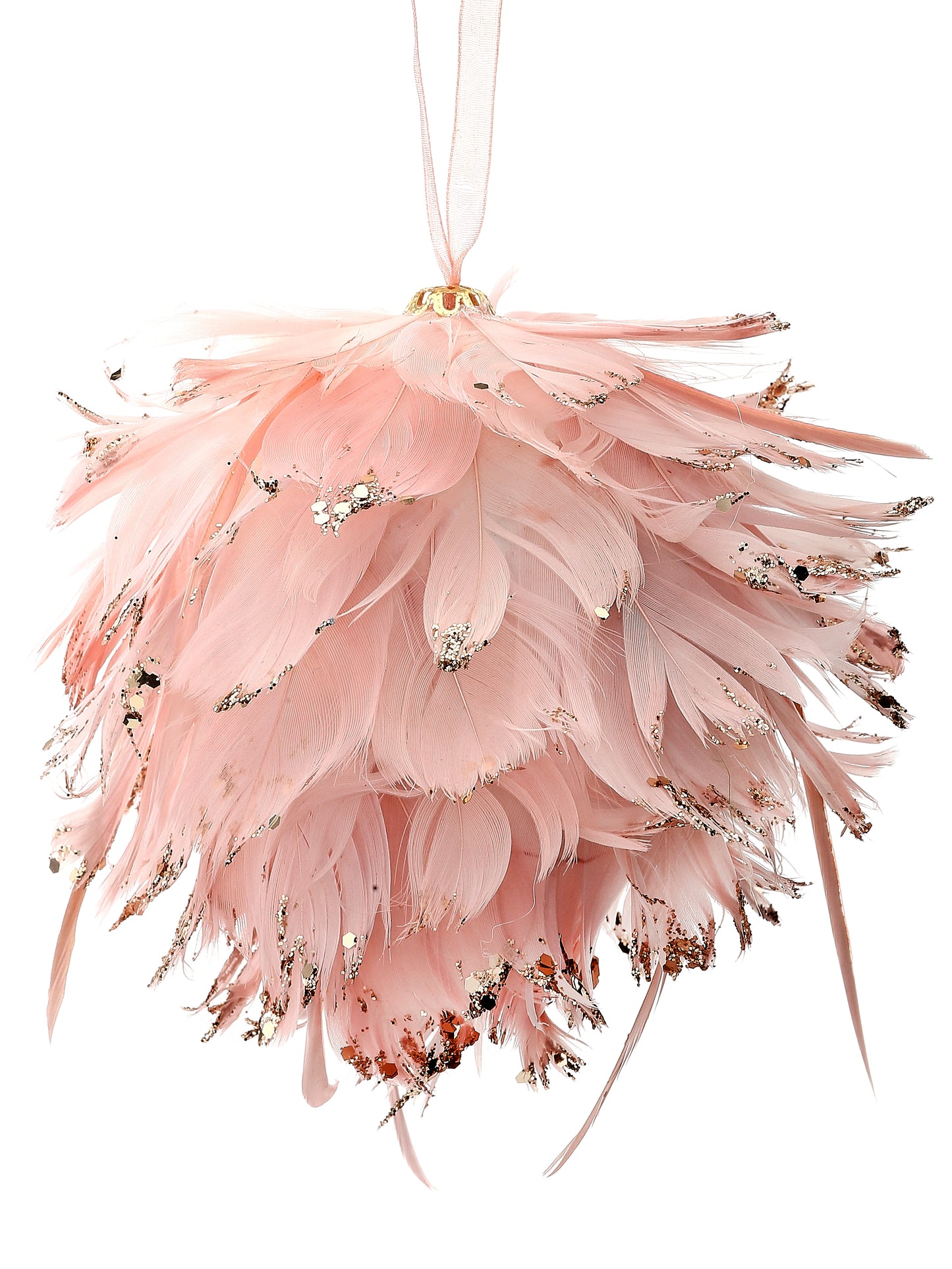 Feather Ball Ornament