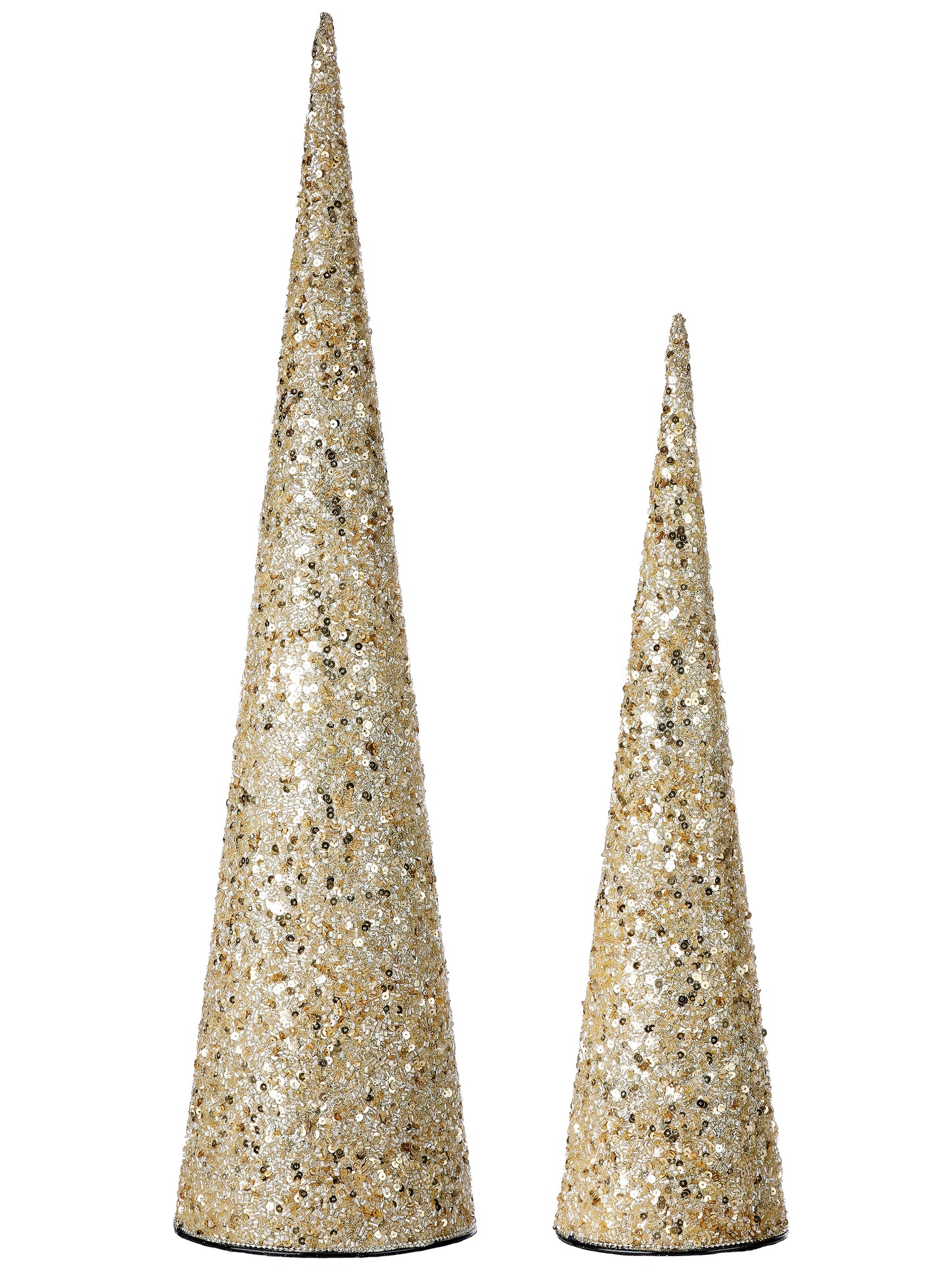 Glitter Bead Gatsby Cone Tree