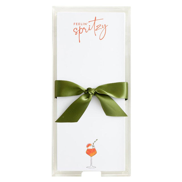 Feelin Spritzy Rectangle Notepaper with Acrylic Tray