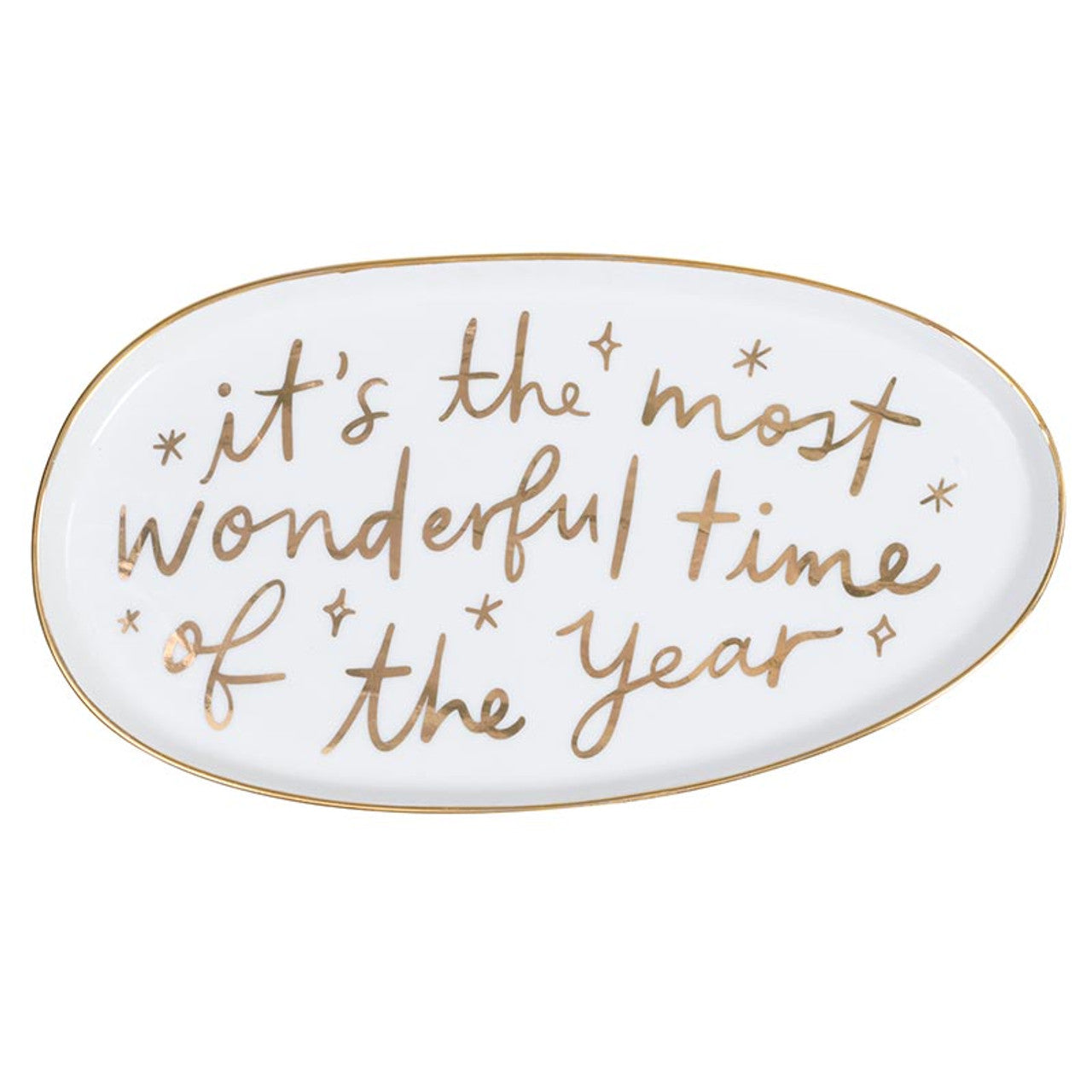 'Most Wonderful Time' Ceramic Plate