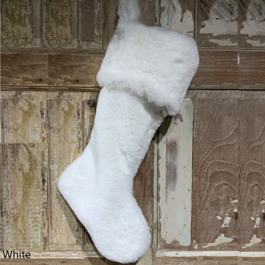 25" Faux Fur Stocking
