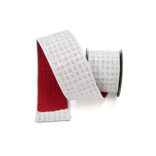 2.5" Winter Tweed Ribbon