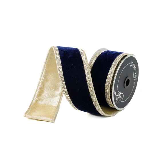 2.5" Winter Diamonds Ribbon