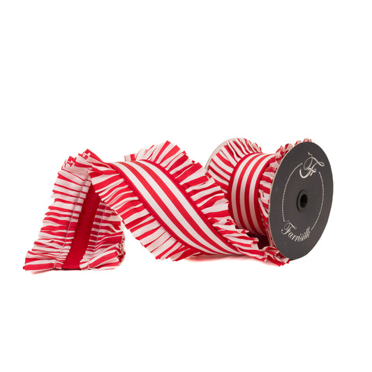 4.5" Candy Wrap Ruffle Ribbon