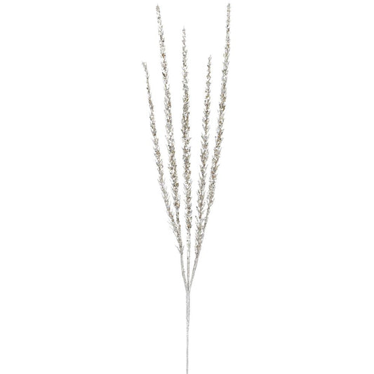 28" Glittered Foxtail Spray