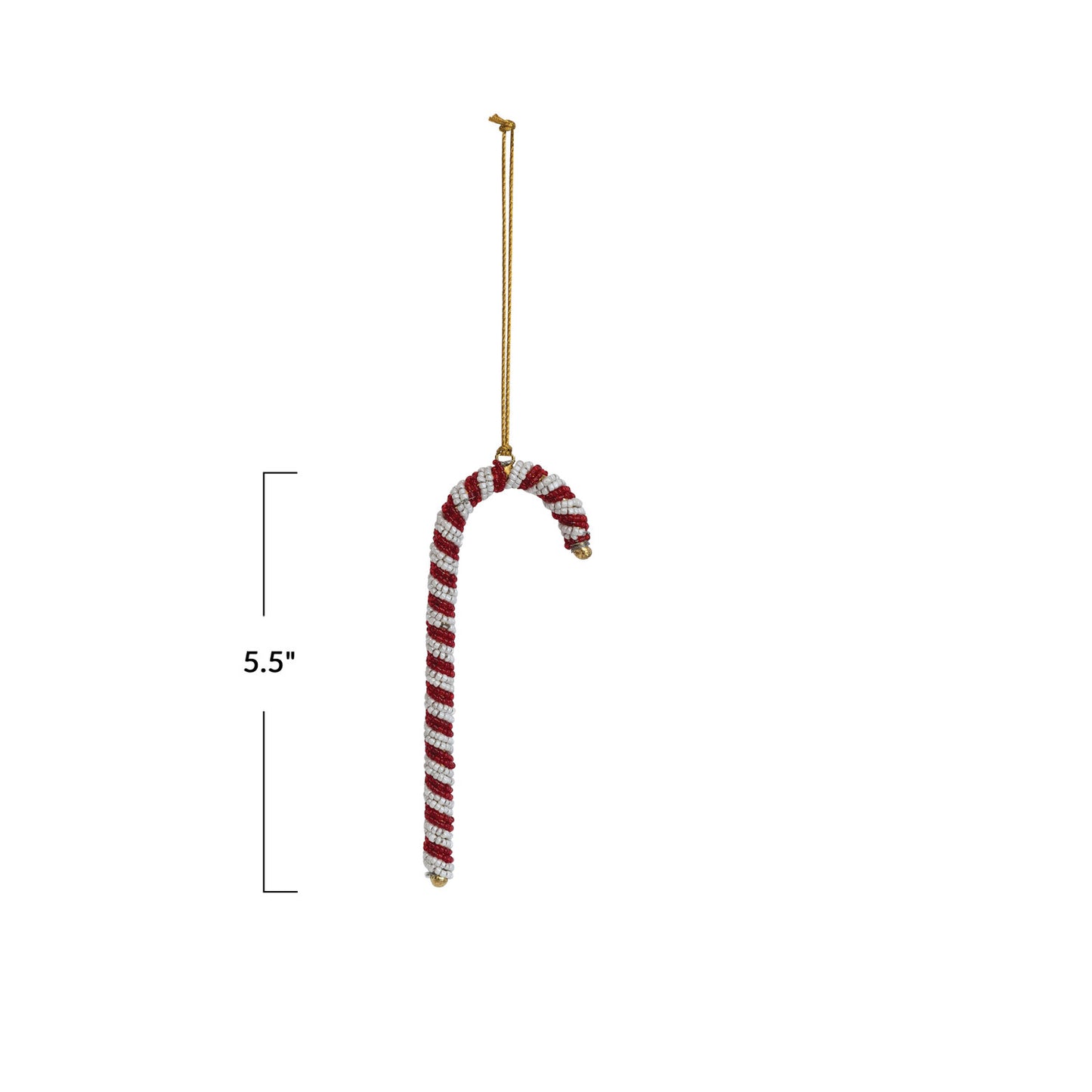 Glass Beaded Candy Ornament