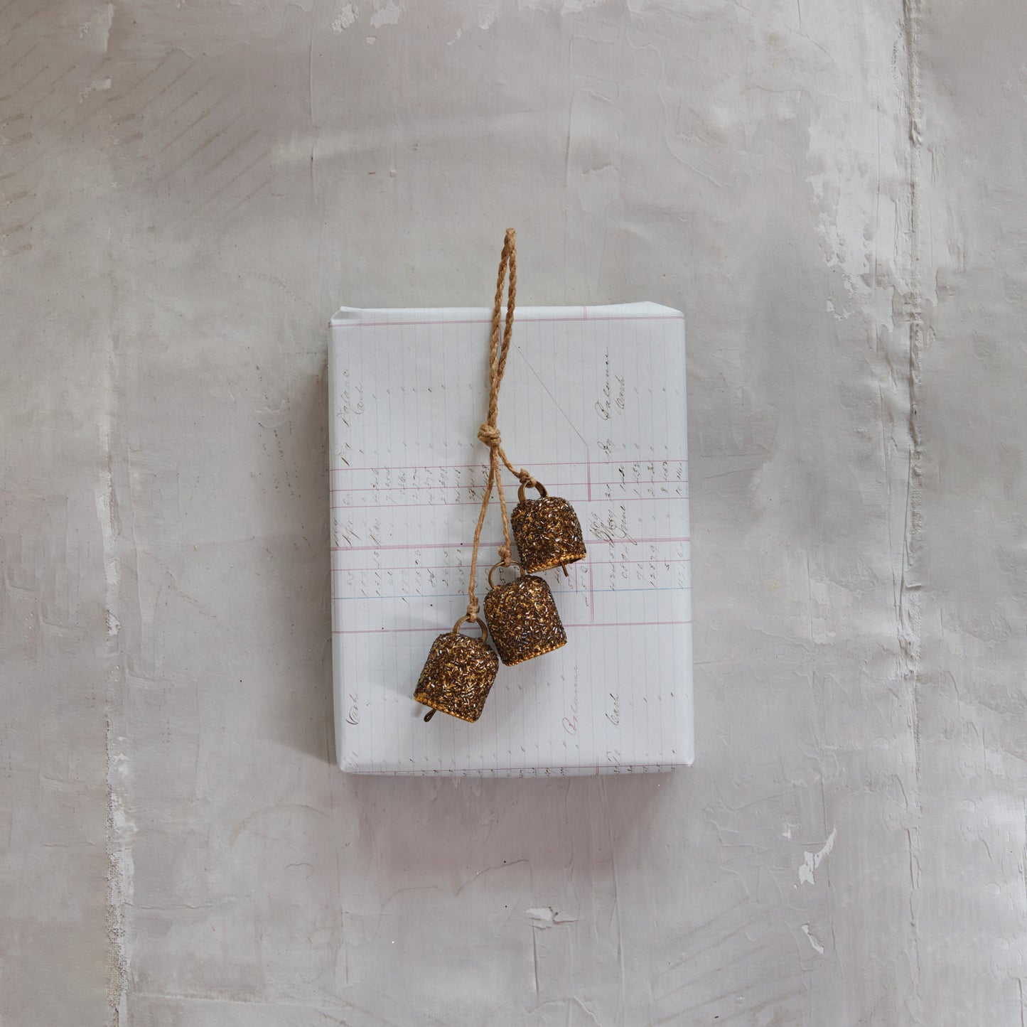 Hanging Metal Bells Jute Rope