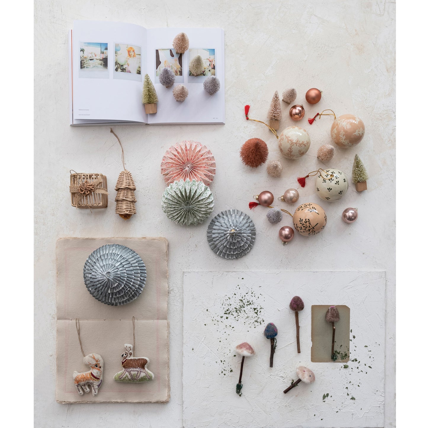 Wool Felt Mushrooms