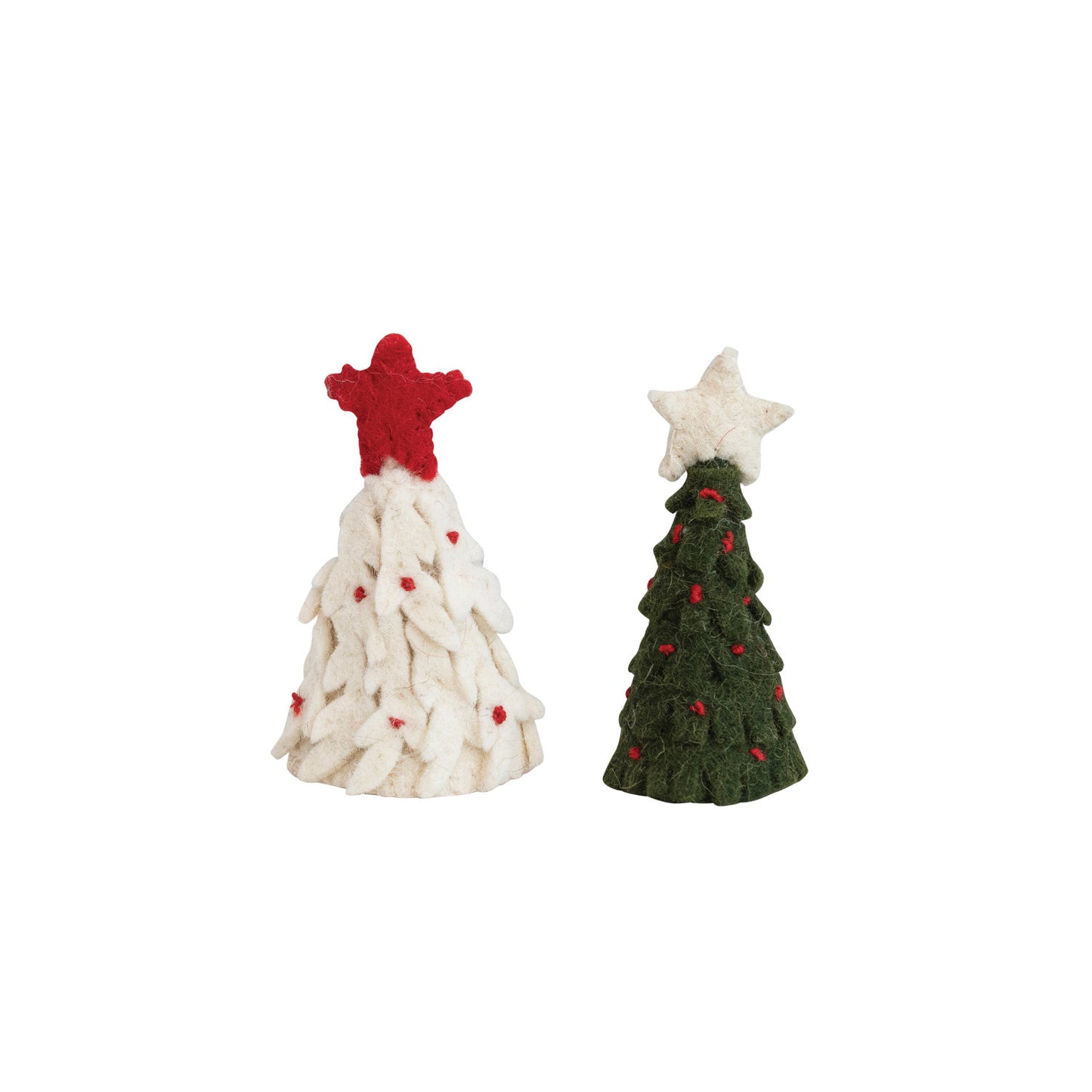 Handmade Wool Felt Trees