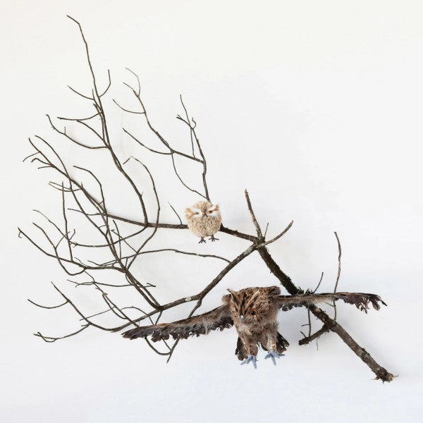 Faux Fur Owl