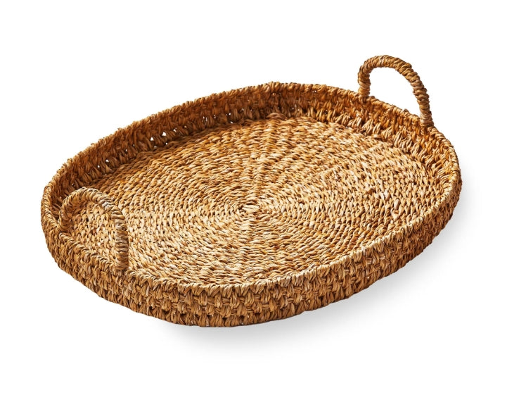 Seagrass Oval Tray