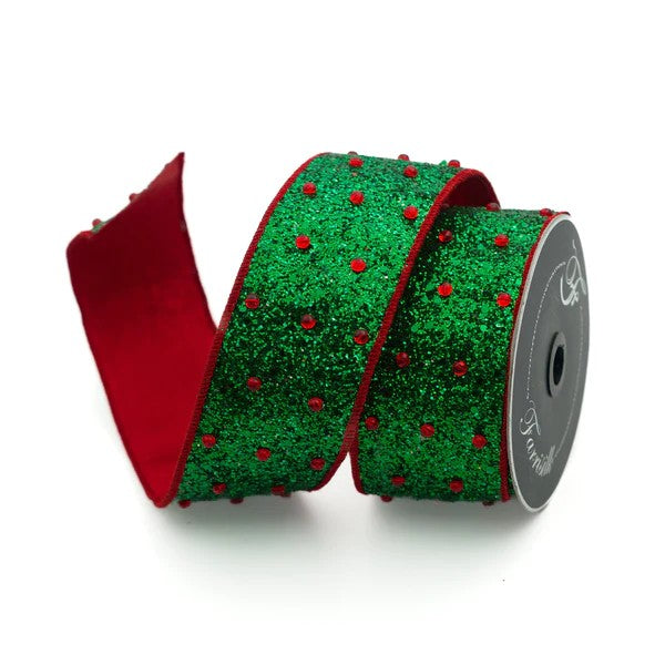 Glitter Ornaments Ribbon