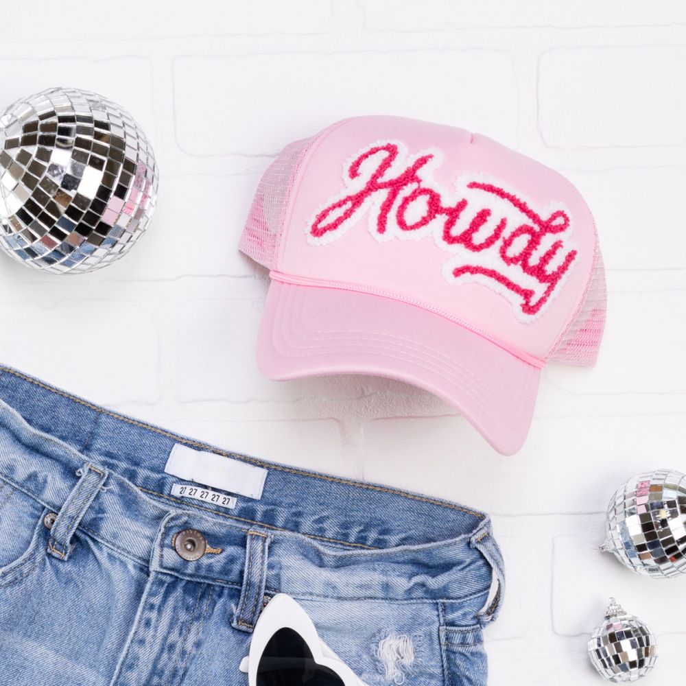 'Howdy' Chenille Trucker Hat