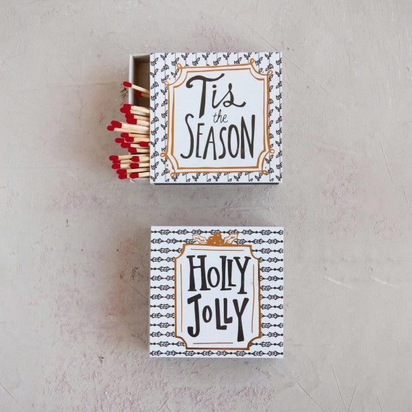 Holiday Safety Matches in Matchbox