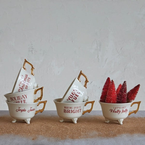 Stoneware Footed Teacup