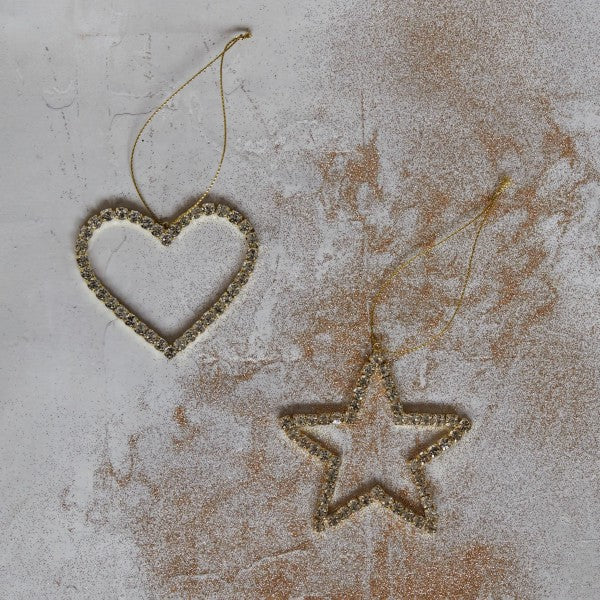 Acrylic Jewel & Metal Ornament