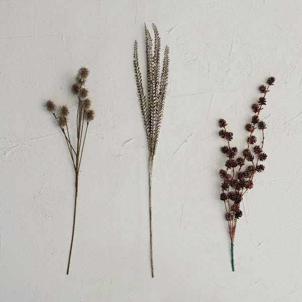 Faux Thistle Spray