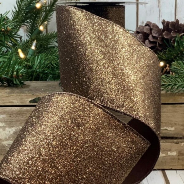 Vintage Glitter Ribbon