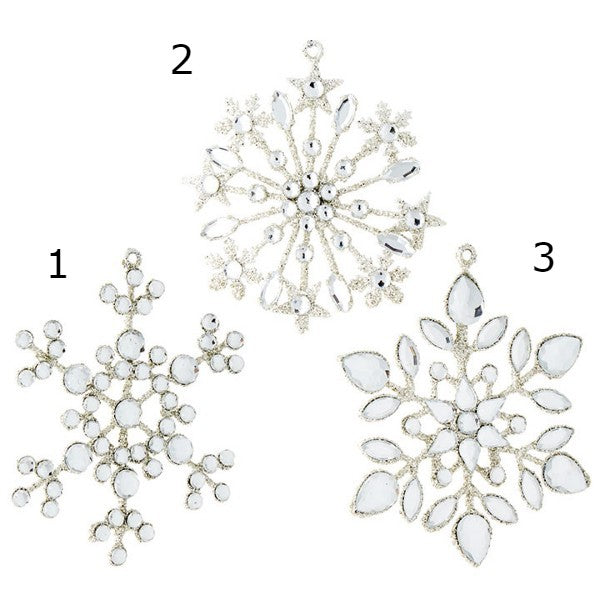 Jeweled Snowflake Ornament