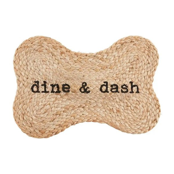 Jute Dog Bowl Mat